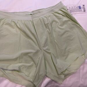 lululemon athletica Light Green Athletic Shorts